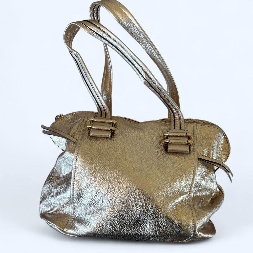 Elegant Gold Women's Handbag